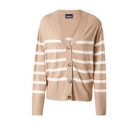 PIECES Cardigan 'PCSIA' beige foncé / blanc, Taille L