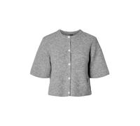 PIECES Cardigan 'PCSilly' gris chiné, Taille XL