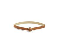 PIECES Ceinture pour femme Pcbonna Jeans Belt Noos, Cognac/détail : boucle dorée, 80 cm