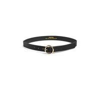 PIECES Ceinture pour femme Pcbonna Jeans Belt Noos, Noir/détails : boucle dorée, 85 cm