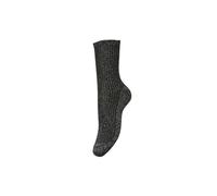 PIECES Pcsebby Chaussettes pailletées Noos, Noir/Rayures : Noires, Taille Unique Femmes