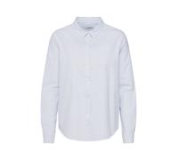 PIECES Chemisier 'Irena' bleu / blanc, Taille XL