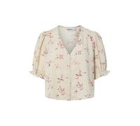 PIECES Chemisier 'PCBOSELLA' sable / bleu clair / olive / rose, Taille S