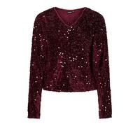 PIECES Chemisier 'PCKam' bordeaux, Taille L