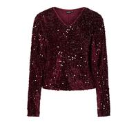 PIECES Chemisier 'PCKam' bordeaux, Taille S