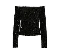 PIECES Chemisier 'PCKam' noir, Taille S