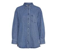 PIECES Chemisier 'PCMaisie' bleu denim, Taille S