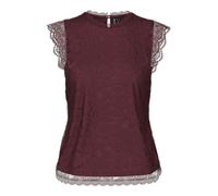 PIECES Chemisier 'PCOlline' lie de vin, Taille XS
