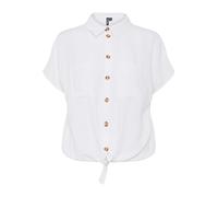 PIECES Chemisier 'PCPia' blanc, Taille XXL