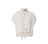 PIECES Chemisier 'PCPia' écru / gris, Taille S