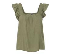 PIECES Chemisier 'PCPIA' olive, Taille M