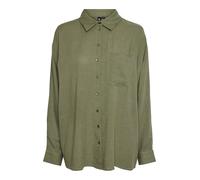 PIECES Chemisier 'PCPia' olive, Taille XXL