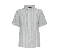 PIECES Chemisier 'PCSally' kaki / blanc, Taille XL