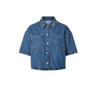 PIECES Chemisier 'PCSKY' bleu denim, Taille XL