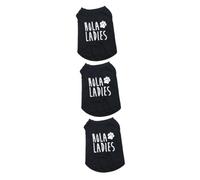 pièces Chien Coton Gilet Chien Gilets pour Petits Chiens Chat Lettre Chemise fête Chien vêtements Chien Hauts pour Petits Chiens Pull Haut Animal de Compagnie