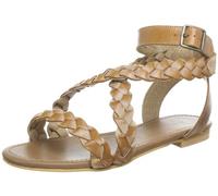 PIECES Clair Leather Sandal Cognac, Sandales Femme - Marron - Marron - Braun (Cognac.), 41 EU