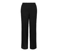 PIECES Pcneva Hw Wide Pants Noos Pantalons, Noir, L / 32L Femme