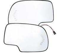 Pièces Compatible Avec GMC Pour Yukon Pour Yukon XL 1500 2500 2003 2004 2005 2006 Porte Pour Rétroviseur Extérieur En Verre Chauffant Clignotant Pour Vue Arrière