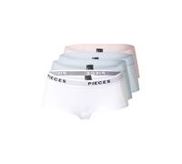 PIECES Culotte bleu clair / rose / noir / blanc cassé, Taille XL