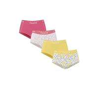 PIECES Culotte 'PCLogo' bleu cobalt / jaune / rose / blanc, Taille XXS-XS