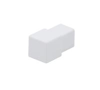 Pièces d'angle pour profilé carré en PVC blanc (H= 11 mm)