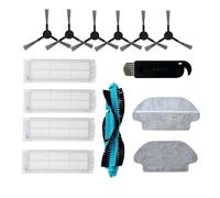 Pièces d'aspirateur brosse chiffons rouleau filtre HEPA, compatible for Xiaomi Mop P, compatible for Viomi V2 Pro V3 SE V-RVCLM21B accessoires