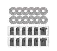 Pièces d'aspirateur de Sac à poussière de Tissus de vadrouille compatibles avec Dreame X30/x40/x50Ultra S10/s30ProUltra L10s proultra l40s proultra l50 proultra(24pcs Set)