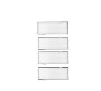Pièces d'aspirateur Double vadrouille vibrante. Accessoires for aspirateur. Sacs à poussière. Filtre HEPA. Brosse principale. Compatible for Roborock S8 Pro Ultra G20 (Color : 4PCS Filter)