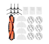 Pièces d'aspirateur, filtre Hepa, brosse latérale principale, accessoires de sac à poussière en tissu de vadrouille, compatibles avec Rodmi Eva SDJ06RM (Color : 1 PCS)