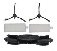 Pièces d'aspirateur pour robot Tapo RV30, accessoires de rechange Tapo RV10, ensemble de filtres d'aspirateur robot, brosse latérale et brosse ROLLs pour combo, plissé pour filtre HEPA pour Tapo