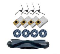 Pièces d'aspirateur robot pour Eufy C10, brosse principale, 4 sacs à poussière, 4 brosses latérales, 4 serpillères, kit d'accessoires en caoutchouc ABS