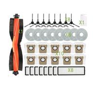 Pièces D'aspirateur Robot X20 PRO/D102GL, Compatible Avec Xiaomi, Rouleau Principal, Brosse Latérale, Filtre, Sac À Poussière En Tissu De Vadrouille, Remplacement(36PCS)
