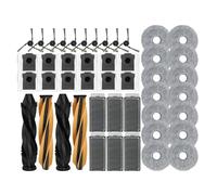 Pièces d'aspirateur, rouleau principal, brosse latérale, filtre Hepa, chiffon de nettoyage, sac à poussière, compatible avec Dreame L40S / L40s Pro Ultra(46pcs As shown)