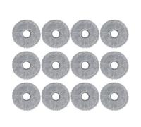 Pièces d'aspirateur, rouleau principal, brosse latérale, filtre Hepa, chiffon de nettoyage, sac à poussière, compatible avec Dreame L40S / L40s Pro Ultra(12pcs mop cloth)