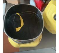 Pièces d'aspirateur, sac à poussière en tissu, sac filtrant lavable, Compatible avec Karcher WD4 WD5 WD6 Premium, pièces d'aspirateur noires