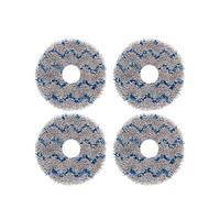 Pièces d'aspirateur sac à poussière filtre Hepa brosse latérale principale vadrouille poubelle, Compatible for Ecovacs Deebot X1 OMNI / T10 OMNI accessoires (Color : 4PCS-02)