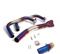 Pièces d'assemblage Système D'échappement De Moto Pour Kawasaki Z400 Pour Ninja 400 2017-2022 Tuyau Slip On Header Mid Link Pipe(Type 2)