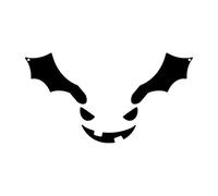 Pièces de à Pousser en Forme de Chauve-Souris - Piquets en métal effrayants Faits à la Main, décorations Artisanales créatives, Fournitures d'extérieur d'halloween et de Festival d'automne