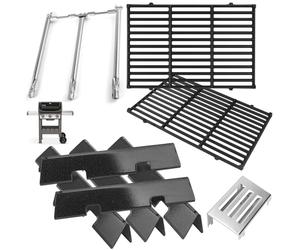 Pièces de barbecue pour Weber Spirit 2 pièces de barbecue GS4 Spirit II 300 SER E310 pièces de rechange pour barres aromatisantes Weber 69797 67046 7636, 67060 GS4 déflecteur de chaleur, grilles 7638