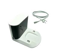 Pièces De Base De Chargeur Compatibles avec Les Aspirateurs Roborock S5 Max / S6 Pure / S6 MaxV / S8 / Q5 Pro / Q7 Max / Q8 Max (Version CE).(White with EU Charge)