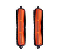 Pièces de brosse à rouleau principal de coupe Anti-enchevêtrement, compatibles avec XiaoMi, X10/X10+/X20+/X20 Plus/S20+ for Mi Home M30S/M40 for aspirateur Mijia Omni 1S(2 PCS)