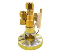 Pièces de brûleur à huile usagée, siphon en laiton, buse de pulvérisation d'huile, électrode d'allumage en céramique, anneau de flamme de brûleur, brûleur à carburant de 75 mm(With 1.5mm nozzle)