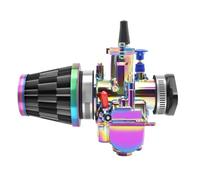 Pièces de carburateur de moto Jeu de carburateurs de course de pour moto, pour PWK 21 24 26 28 30 32 34mm, Vergaser coloré à glissière plate pour Keihin 50-250cc Dirt Bike(26mm set)
