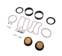 Pièces de compresseur d'air d'huile 550 W manchon de cylindre silencieux avec joints d'étanchéité en caoutchouc pour piston, compatible avec les pompes à huile et à air