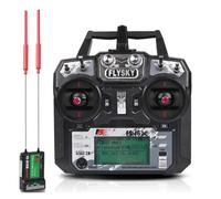 Pièces de Drone Émetteur radiocommandé Flysky FS-i6x 2,4 6/10 canaux AFHDS 2A avec récepteur IA6B ou IA10B pour Avion, hélicoptère et Drone de Course FPV(Model2 I6X and IA10B)