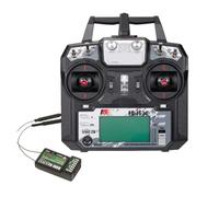 Pièces de Drone Émetteur radiocommandé Flysky FS-i6x 2,4 6/10 canaux AFHDS 2A avec récepteur IA6B ou IA10B pour Avion, hélicoptère et Drone de Course FPV(Model2 I6X and IA6B)