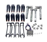Pièces de Drone for LSRC XT9 Mini Drone RC pièces Kit hélice Lame Moteurs Moteur Engrenages Garde Dron Rechange LS-XT9 Accessoires(Blu)