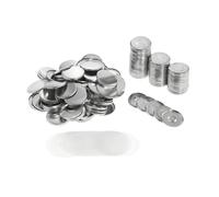 Pièces de fabrication de boutons 25/32/37/44/58mm, accessoires de réfrigérateur à faire soi-même, fournitures de badges vierges, broches for l'artisanat, compatibles et multi-usages(58mm 100PCS)