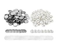 Pièces de fabrication de boutons de badges vierges, matériel de Kit de fabrication, fournitures artisanales de bricolage compatibles et multi-usages, 100/200 pièces(200pcs,32mm)