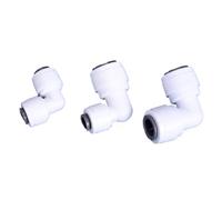 Pièces de filtre à osmose inverse: raccord coudé à angle droit, raccord de tuyau 1/4po, connecteur fileté mâle/femelle 3/8po(JSQMK033)